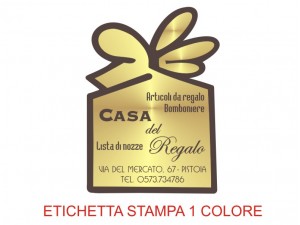 Etichette adesive per articoli da regalo e casalinghi (mm 42X30)  (cod.1L )